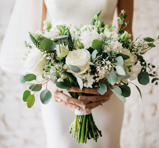 Wit bruidsboeket