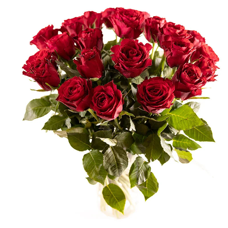 Boeket met rode rozen