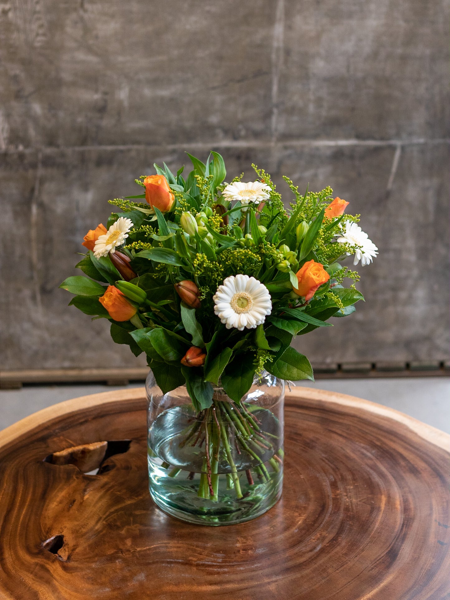 Oranje boeket