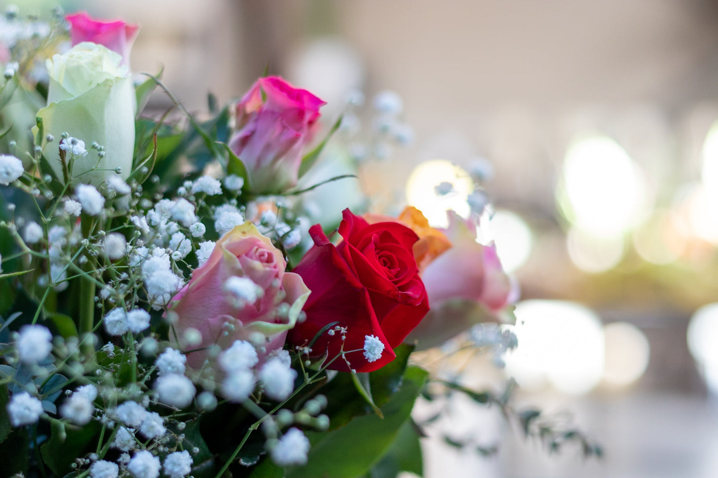 Boeket met rozen